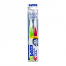 Trisa Flexible White medium Duo(中毛)