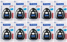瑞士Trisa Active Clean Charcoal活性炭爽潔牙線 - 40米 (10盒裝 ) (原價$420,優惠價$306)