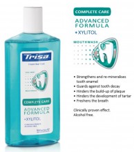 Trisa - 瑞士 Trisa全面護理漱口水(500ml) (5支裝)(原價$230,優惠價$207)