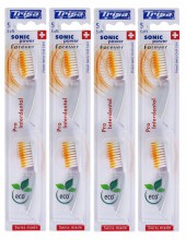 Trisa - 瑞士Trisa 牙齦專護電動牙刷替換刷頭 軟毛 (4套)(原價$336,優惠價$302)